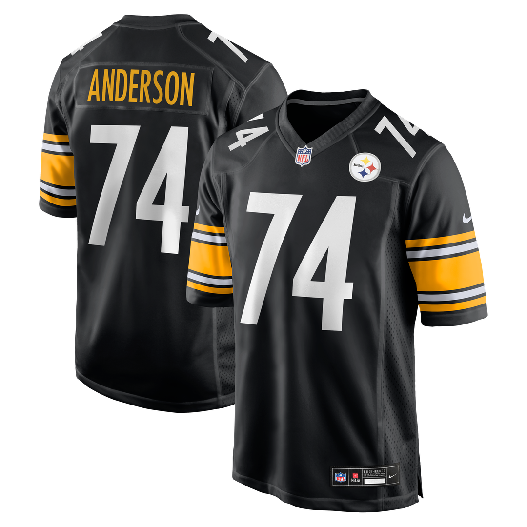 Men's Pittsburgh Steelers Spencer Anderson Nike Black Game product image 1