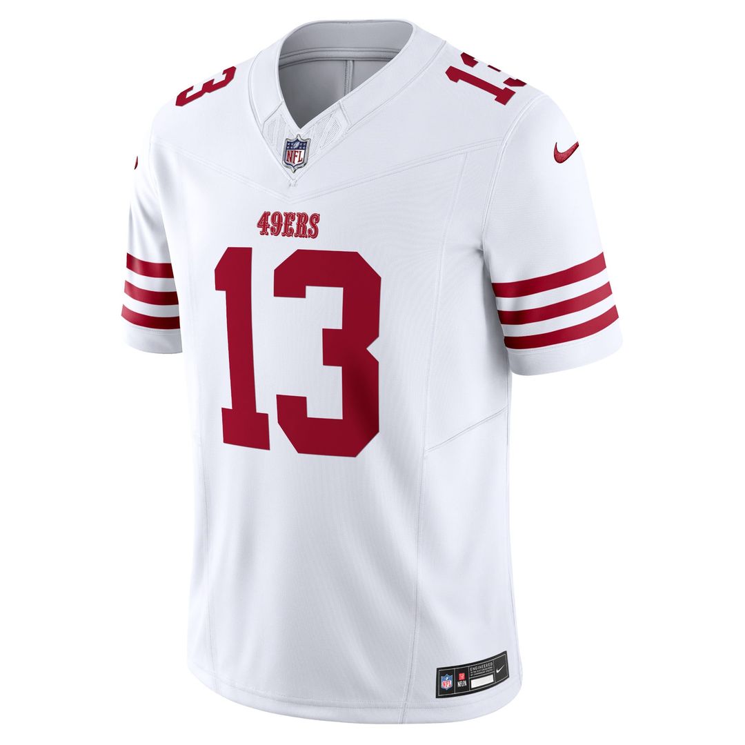 Men's San Francisco 49ers Brock Purdy Nike White Vapor product image 2