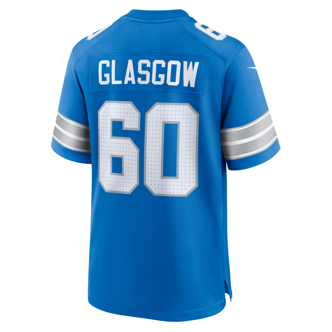 Detroit Lions Graham Glasgow Nike Blue Game Jersey product image 3