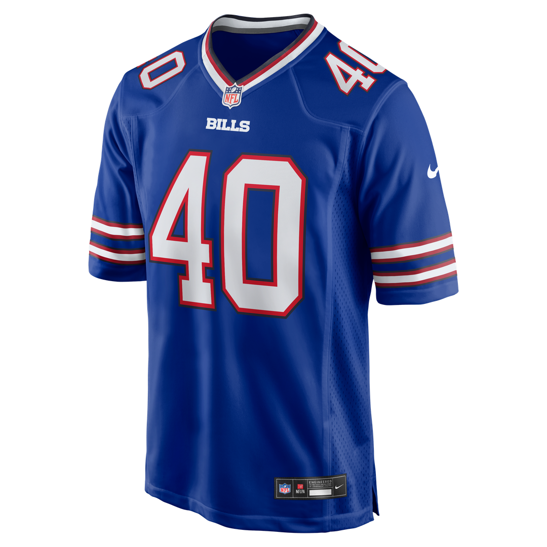 Men's Buffalo Bills Matthew Wright Nike Royal Team Game product image 2