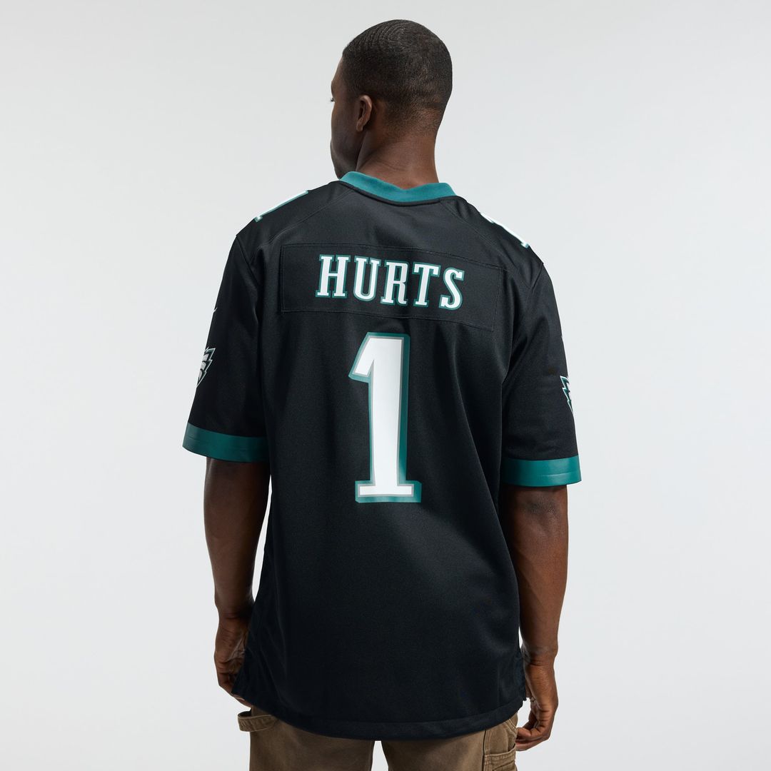 Philadelphia Eagles Jalen Hurts Nike Black Alternate Game product image 3