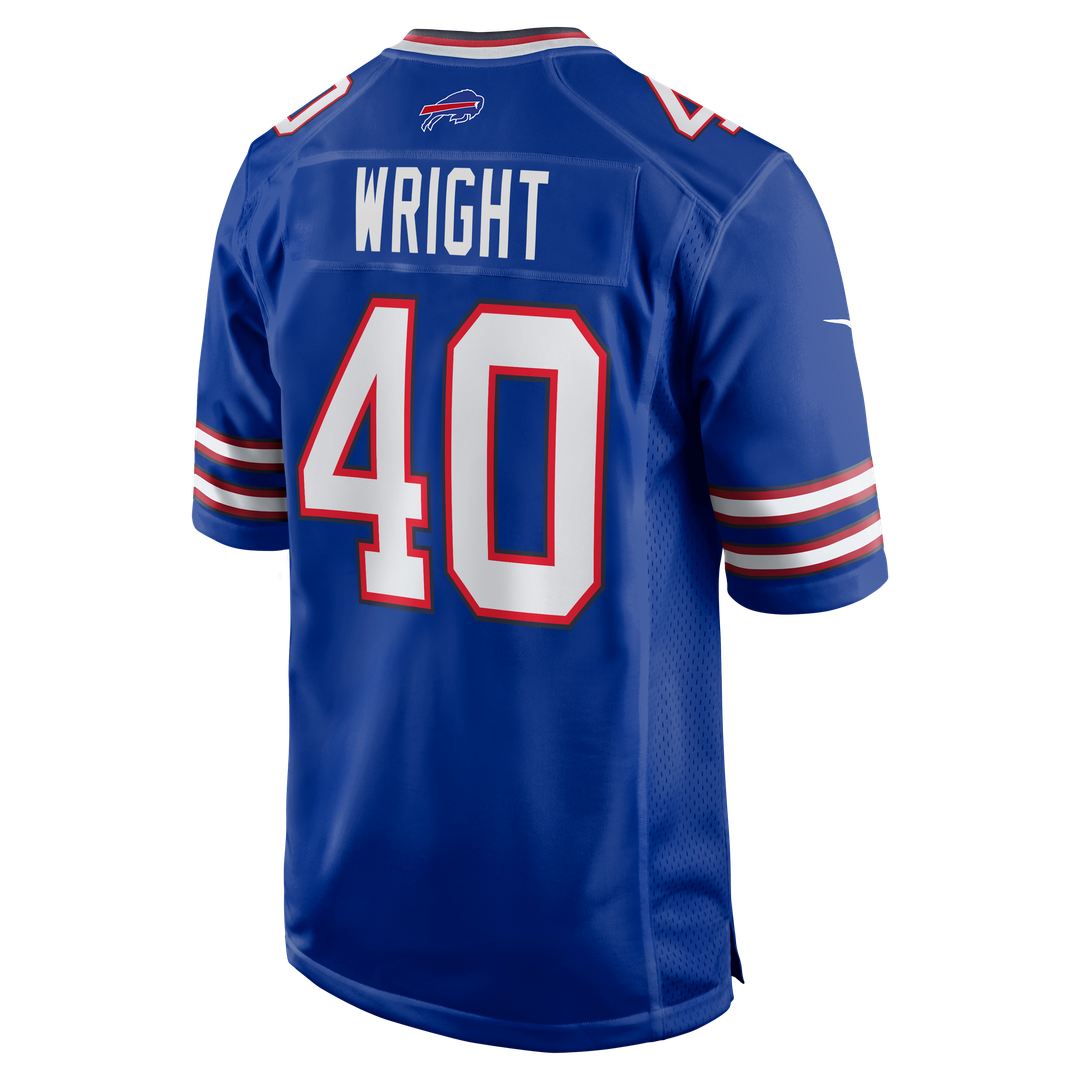 Men's Buffalo Bills Matthew Wright Nike Royal Team Game product image 3