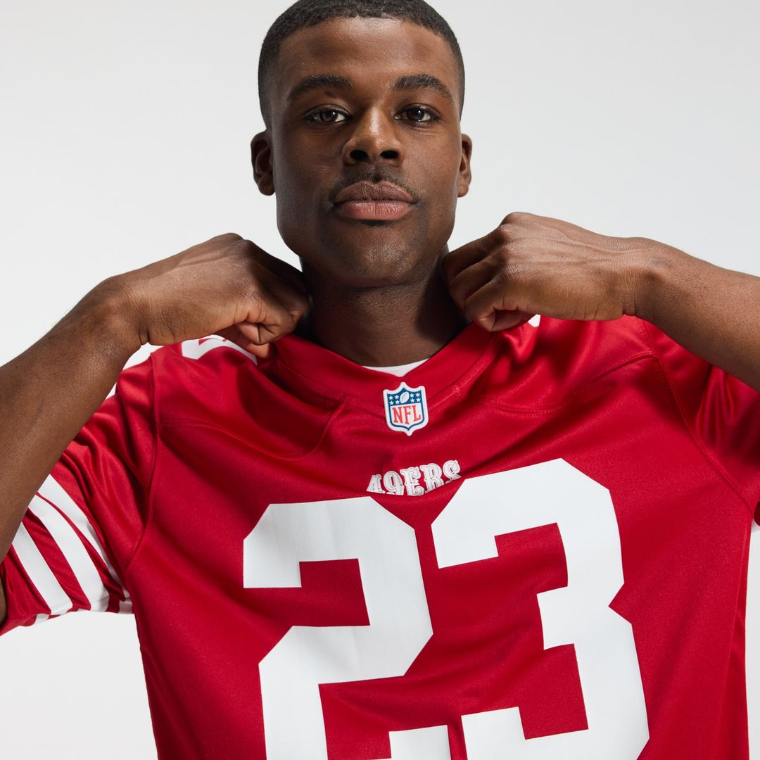 Men's San Francisco 49ers Christian McCaffrey Nike White product image 32