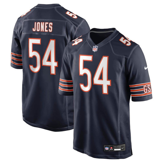 Men's Chicago Bears Logan Jones Nike Navy Team Game Jersey product image 1