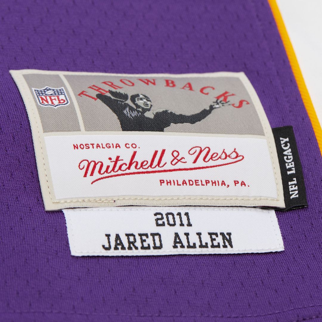 Men's Minnesota Vikings Jared Allen Mitchell & Ness Purple product image 5