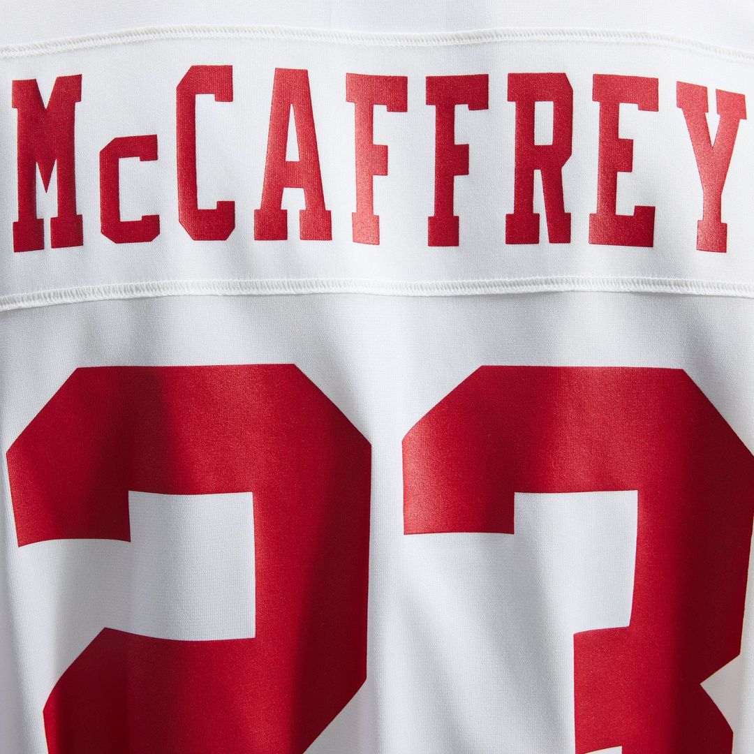 Men's San Francisco 49ers Christian McCaffrey Nike White product image 9
