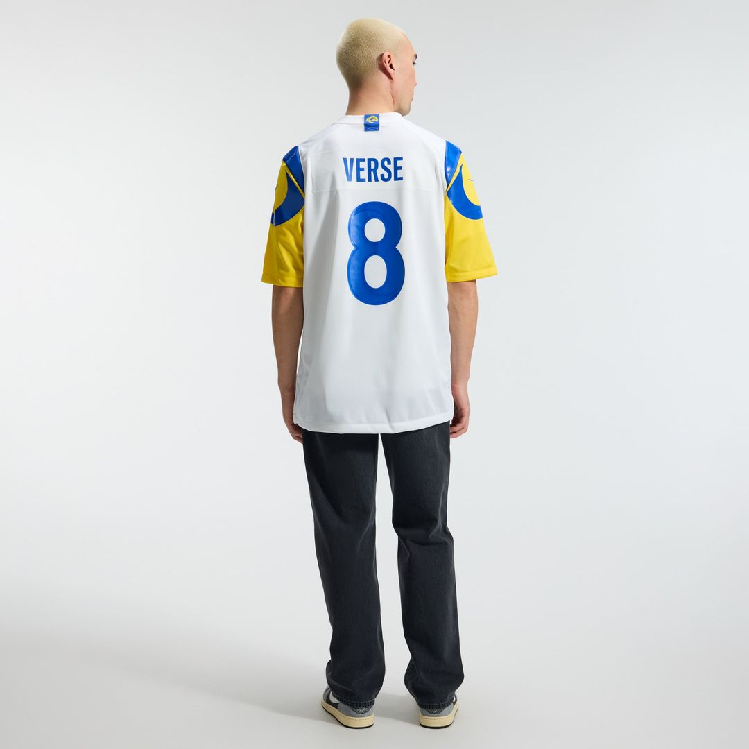 Men's Los Angeles Rams Jared Verse Nike Royal Player Game product image 25