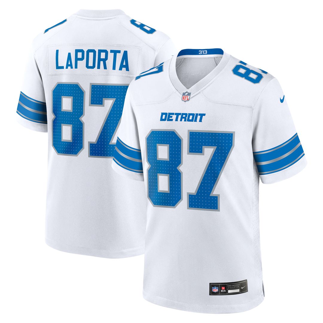Detroit Lions Sam LaPorta Nike Blue Game Jersey product image 25