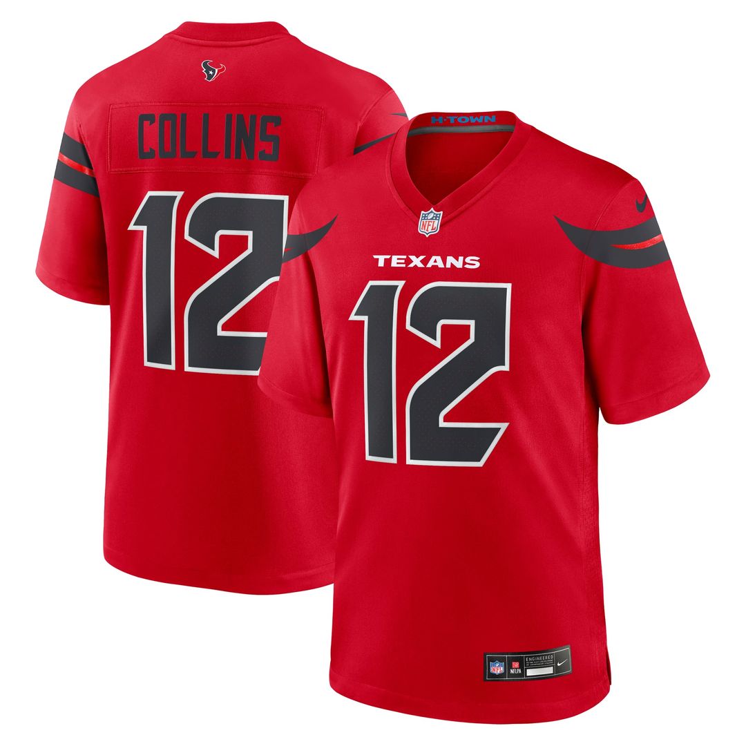 Houston Texans Nico Collins Nike White Game Jersey product image 17