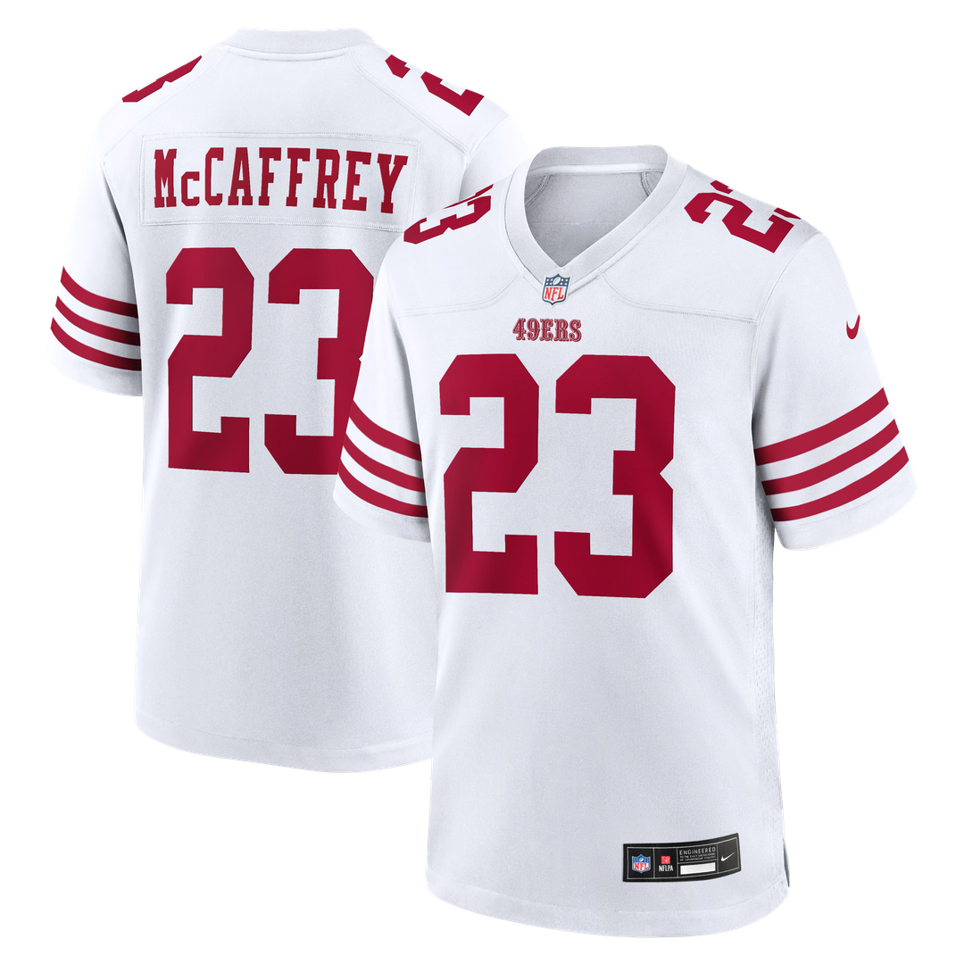 Men's San Francisco 49ers Christian McCaffrey Nike White product image 1