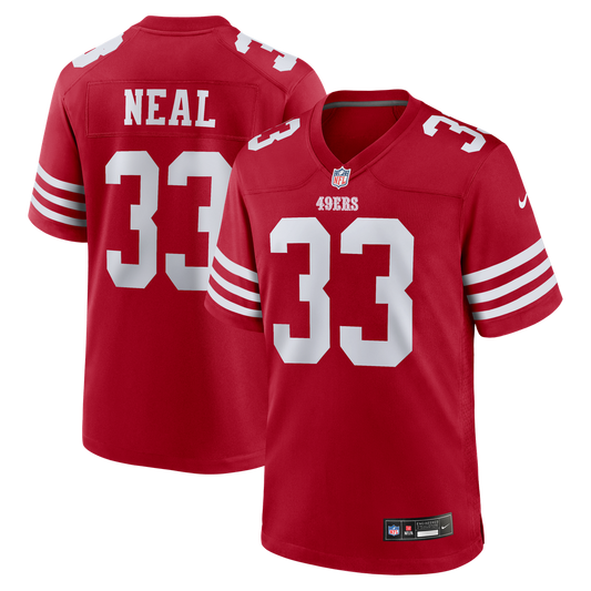 Men's San Francisco 49ers Siran Neal Nike Scarlet Team Game product image 1