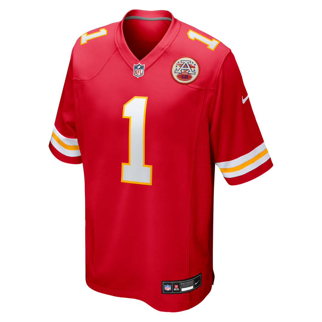 Kansas City Chiefs Number 1 Groom Nike Red Game Jersey product image 2