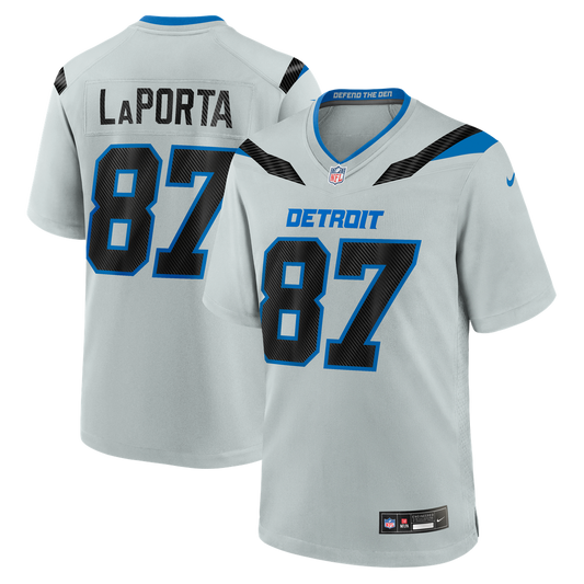Detroit Lions Sam LaPorta Nike Silver 2026 Rivalries product image 1