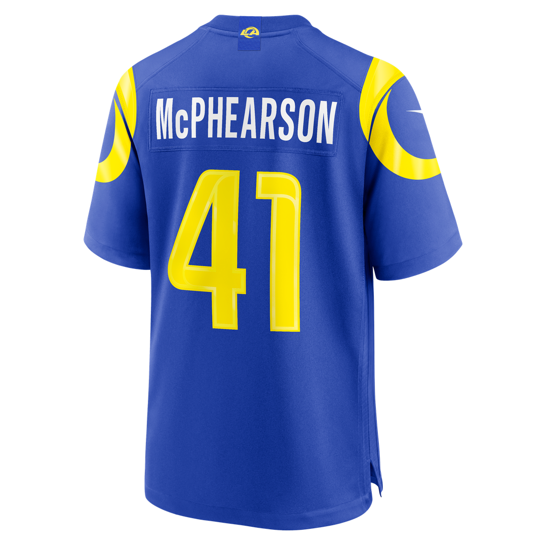 Los Angeles Rams Zech McPhearson Nike Royal Game Jersey product image 3