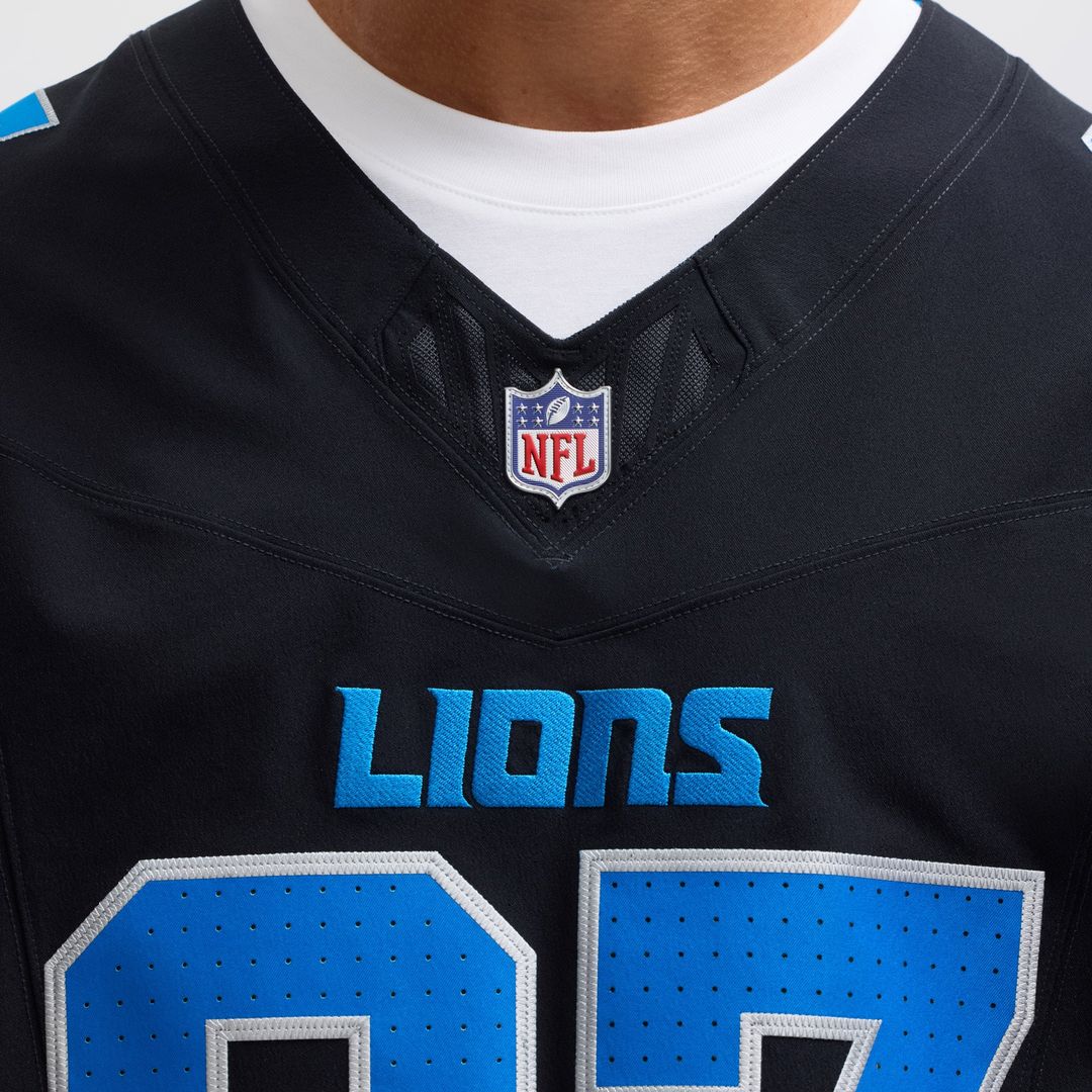 Men's Detroit Lions Aidan Hutchinson Nike Black Alternate product image 7
