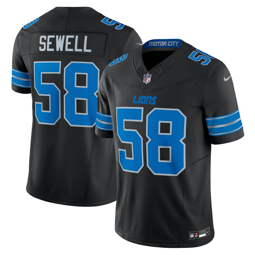 Men's Detroit Lions Penei Sewell Nike Blue Vapor F.U.S.E. product image 7