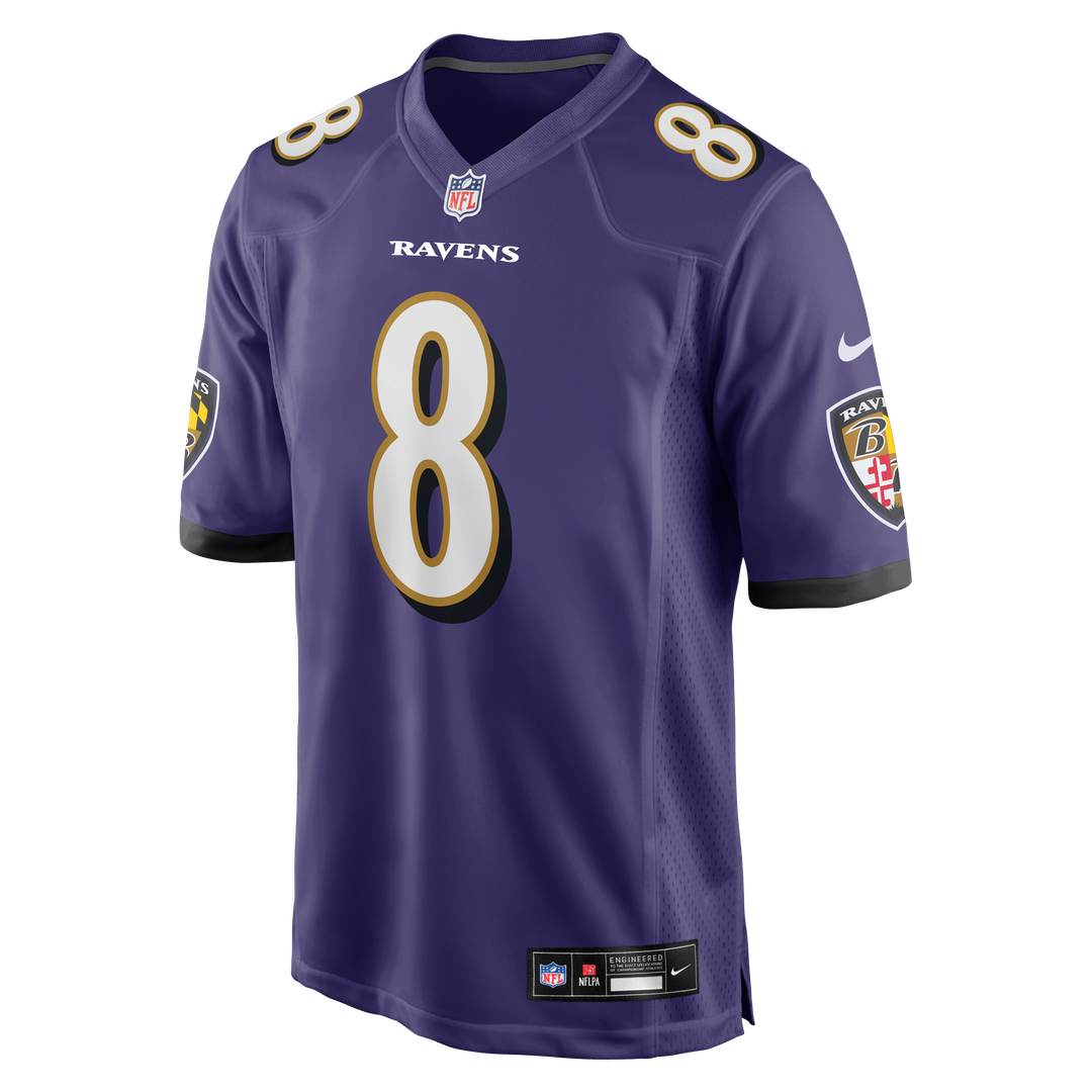 Baltimore Ravens Lamar Jackson Nike Purple Game Jersey product image 2
