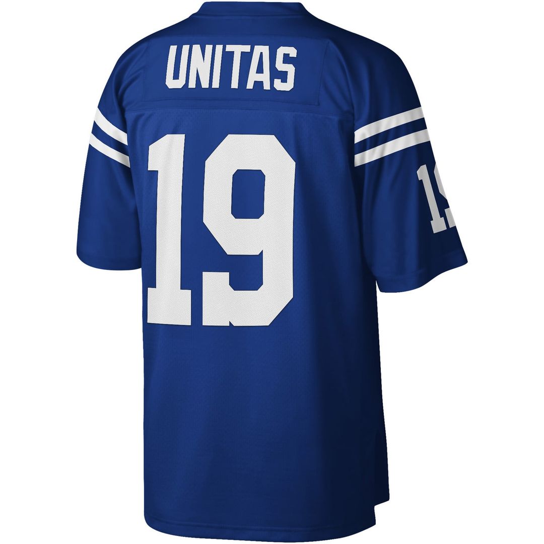 Men's Baltimore Colts Johnny Unitas Mitchell & Ness Royal product image 3