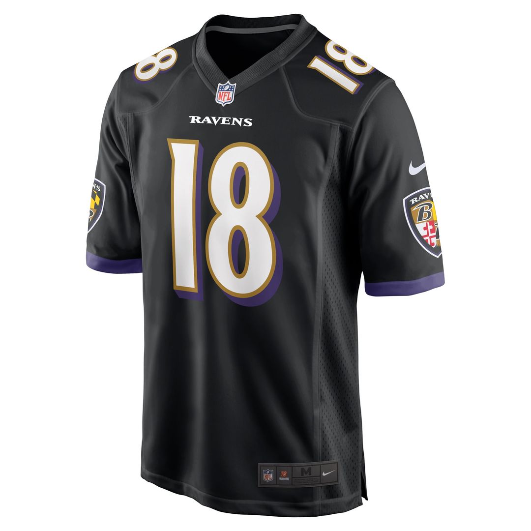 Men's Baltimore Ravens Roquan Smith Nike Black Alternate product image 2