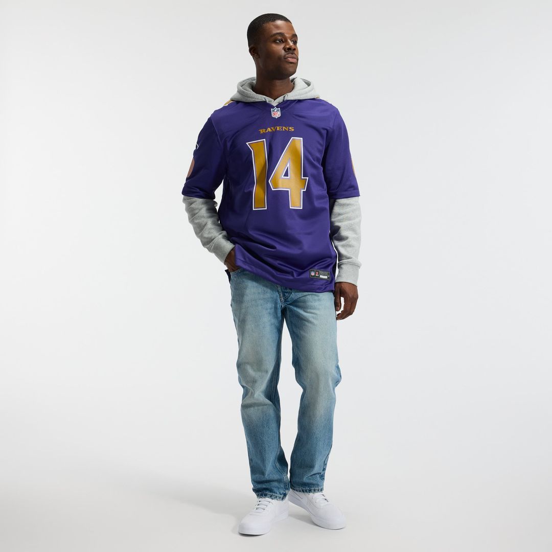 Men's Baltimore Ravens Kyle Hamilton Nike Black Alternate product image 10
