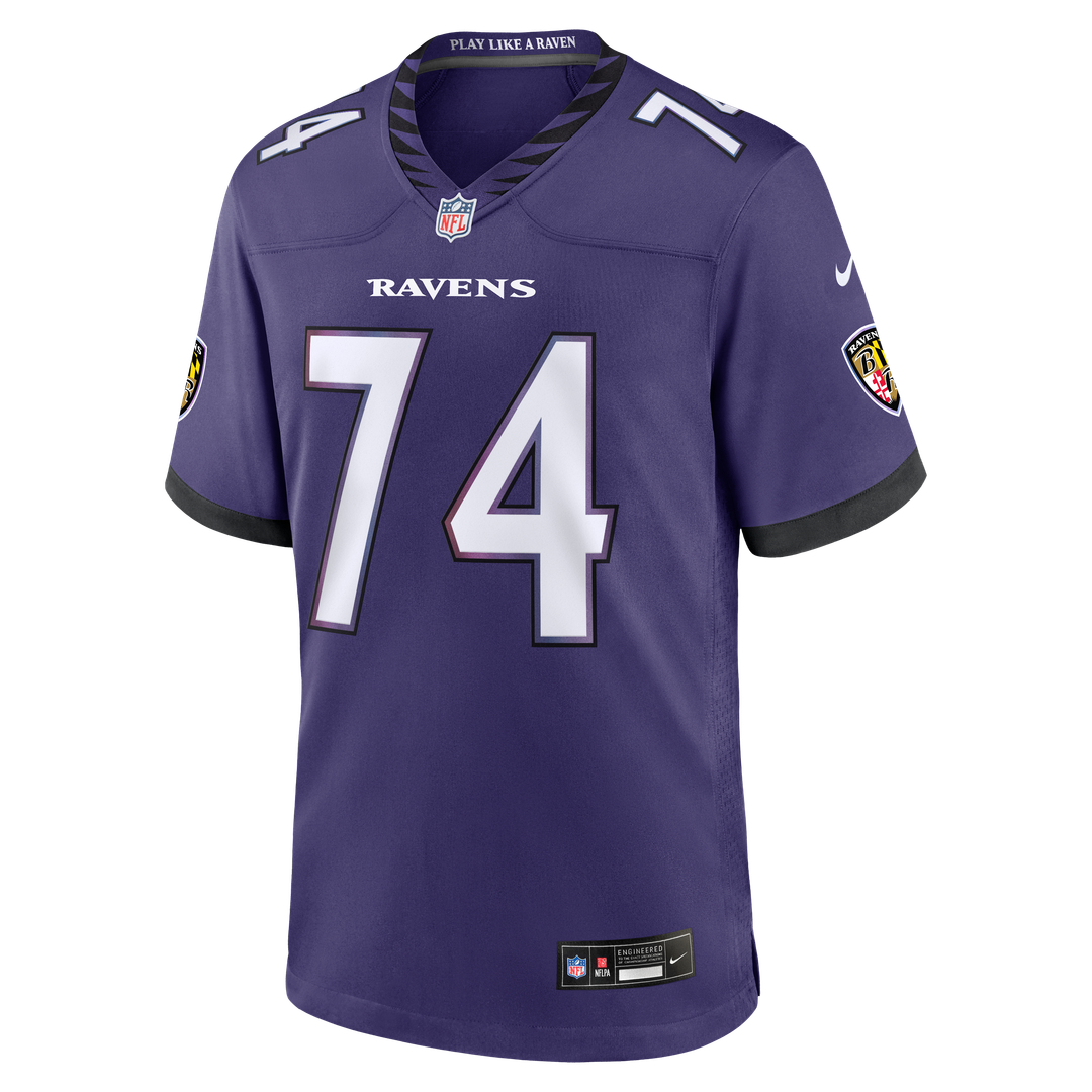 Baltimore Ravens John Simpson Nike Purple Game Jersey product image 2