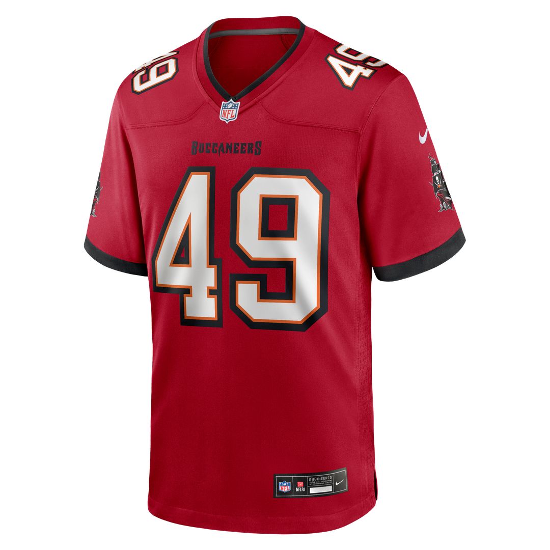Tampa Bay Buccaneers Owen Wright Nike Red Game Jersey product image 2