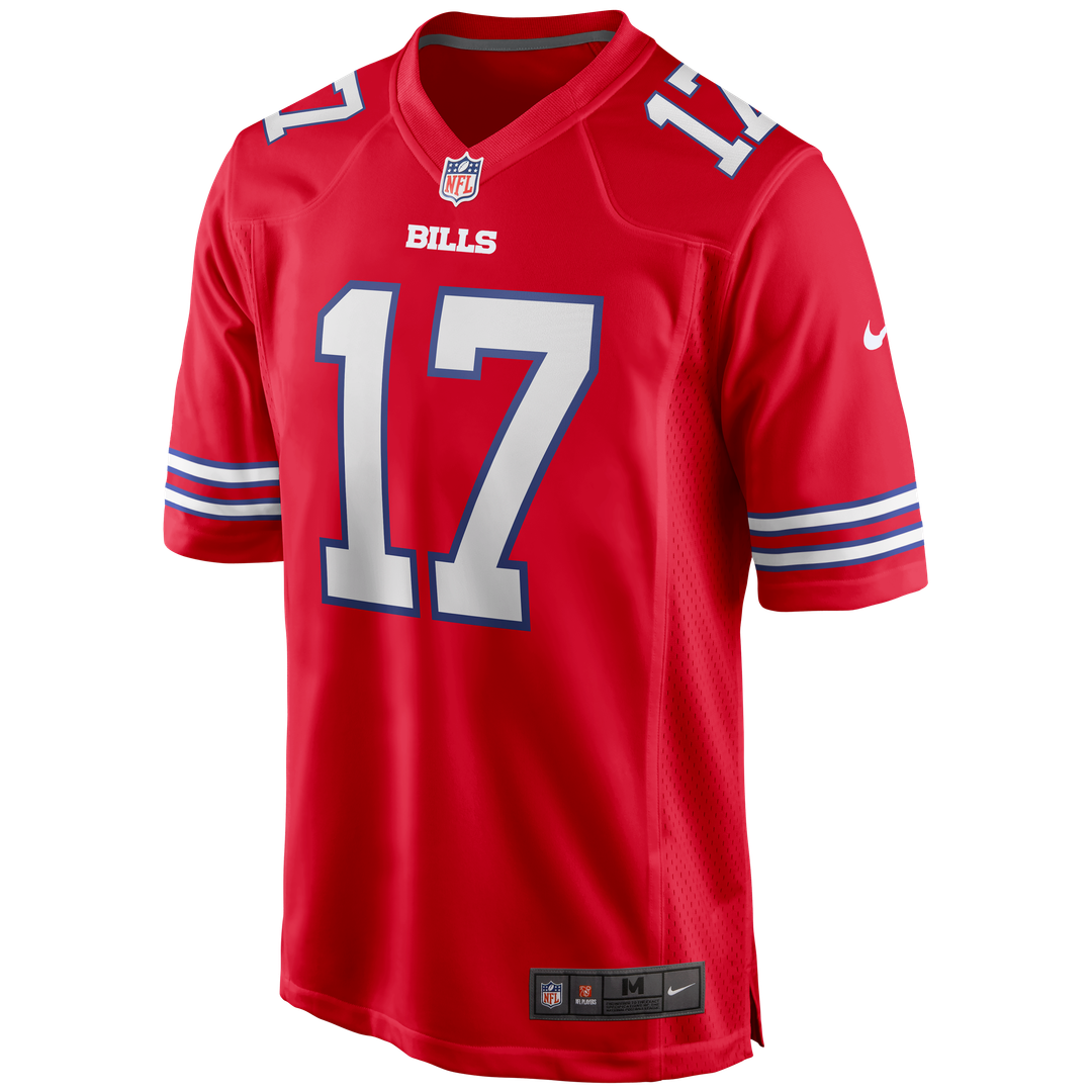 Men's Buffalo Bills Josh Allen Nike Red Alternate Game product image 19