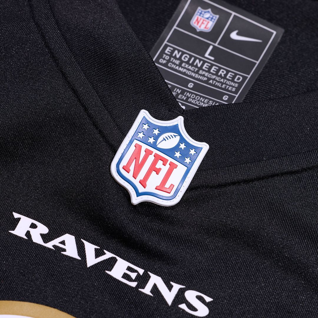 Men's Baltimore Ravens Lamar Jackson Nike White Game Jersey product image 16
