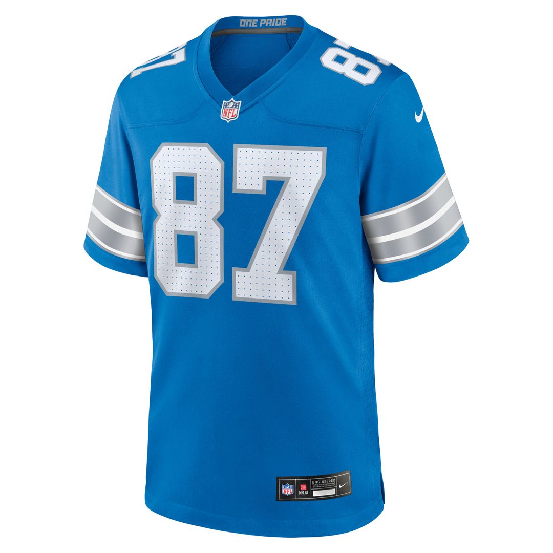 Detroit Lions Sam LaPorta Nike Blue Game Jersey product image 10