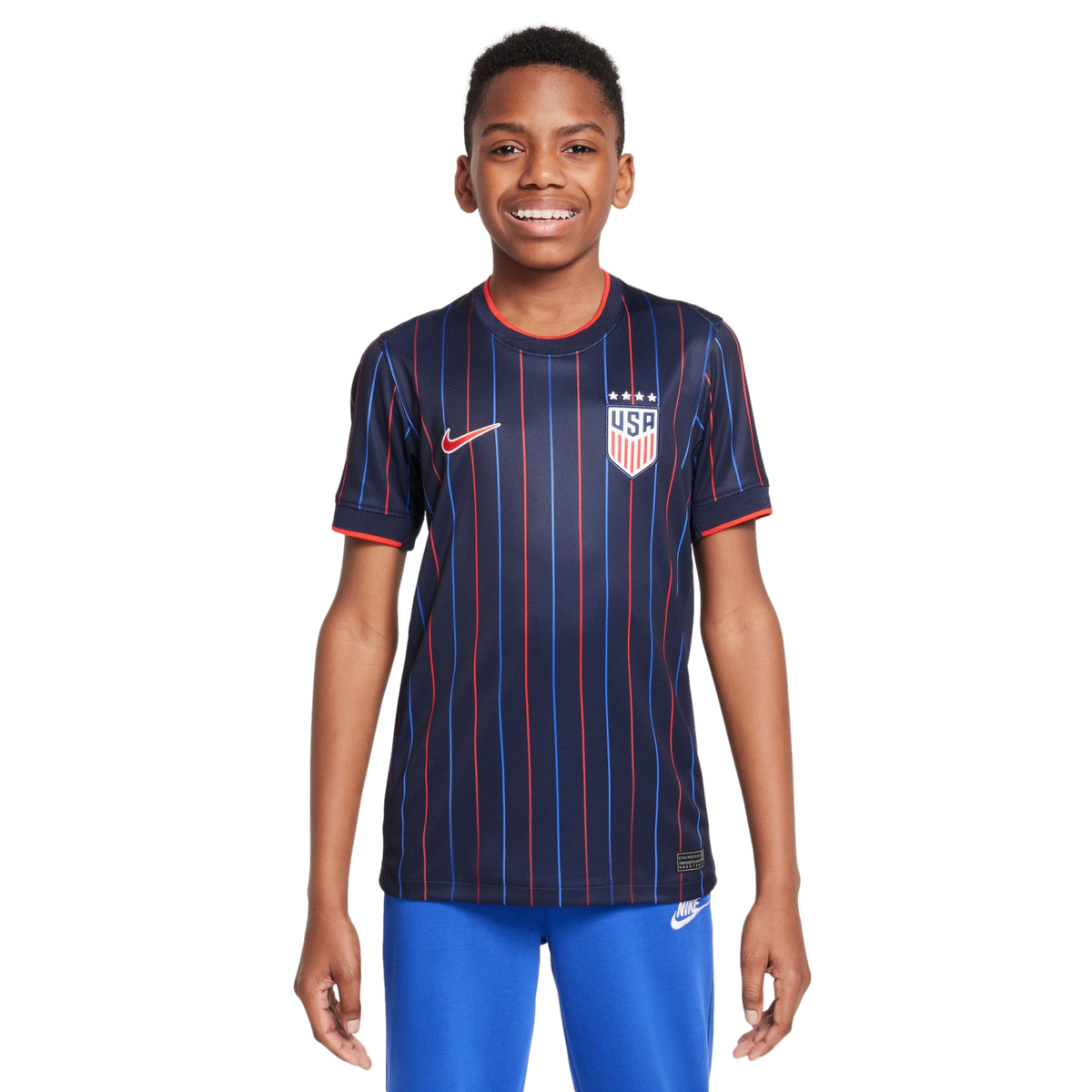 Nike USA 2025 4-Star Youth Away Jersey product image 1, provided for visual reference and product detail review
