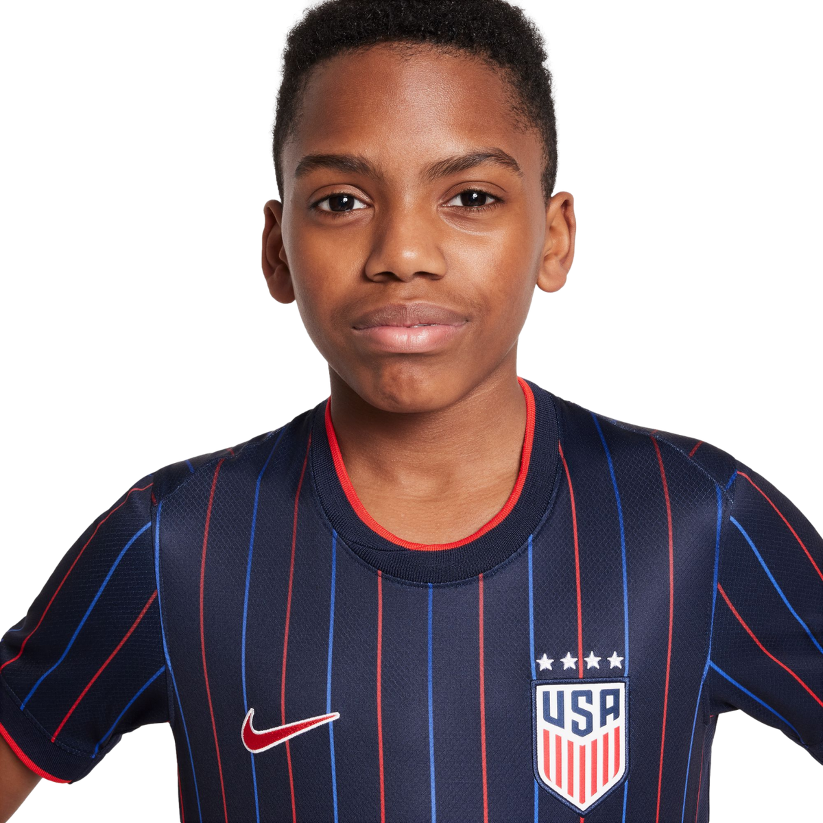 Nike USA 2025 4-Star Youth Away Jersey product image 3, provided for visual reference and product detail review