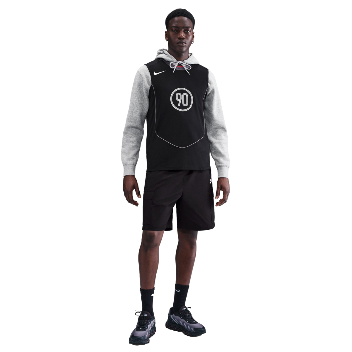 Nike Total 90 Sleeveless Jersey - Black product image 1, provided for visual reference and product detail review
