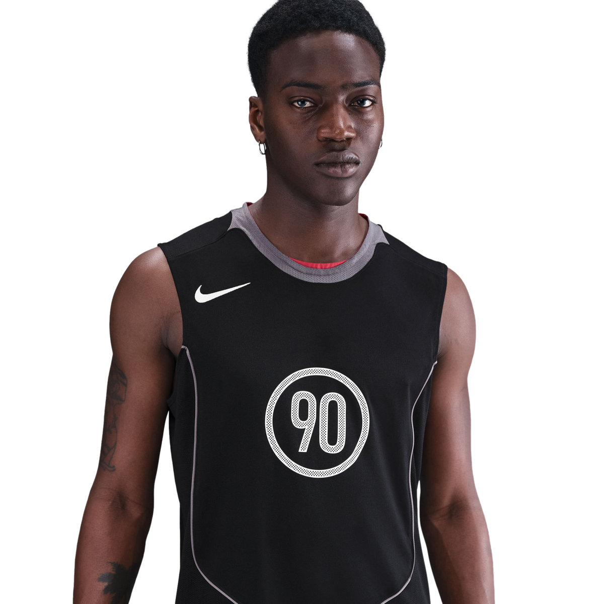 Nike Total 90 Sleeveless Jersey - Black product image 3, provided for visual reference and product detail review