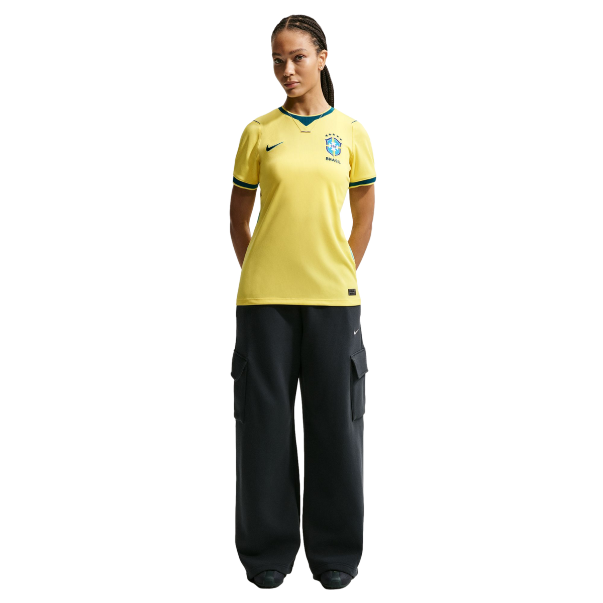 Nike Brazil 2026 Womens Home Jersey product image 3, provided for visual reference and product detail review