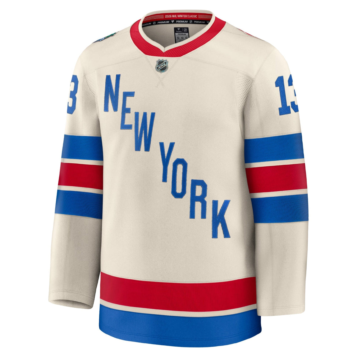 Alexis Lafrenière New York Rangers 2026 Fanatics Premium Winter Classic Jersey product image 2, provided for visual