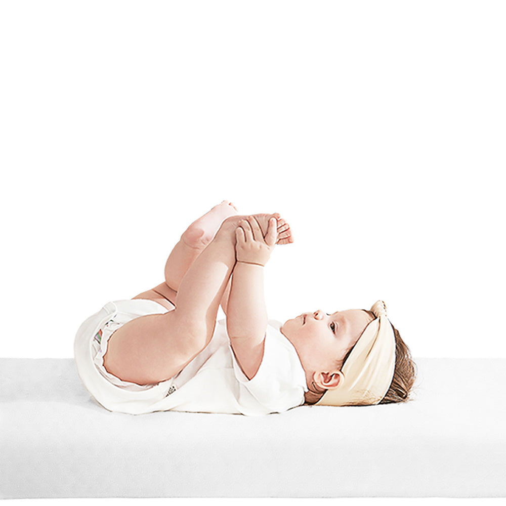 Prego Premium Washable Crib Mattress - White