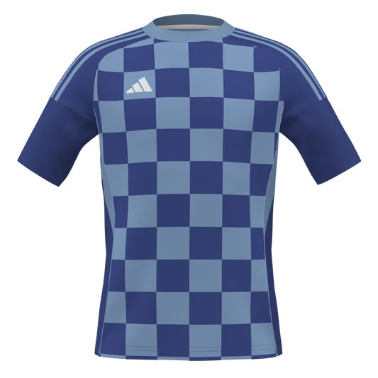 adidas Tiro 25 Competition Custom Jersey (CRO) - Royal product image 1, provided for visual reference and product detail