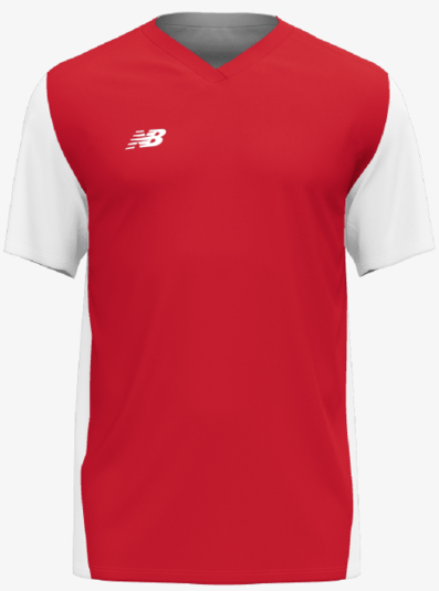 (NWBL-WT35618-RED/WHT) New Balance Custom Score Womens Jersey - Red product image 1, provided for visual reference and