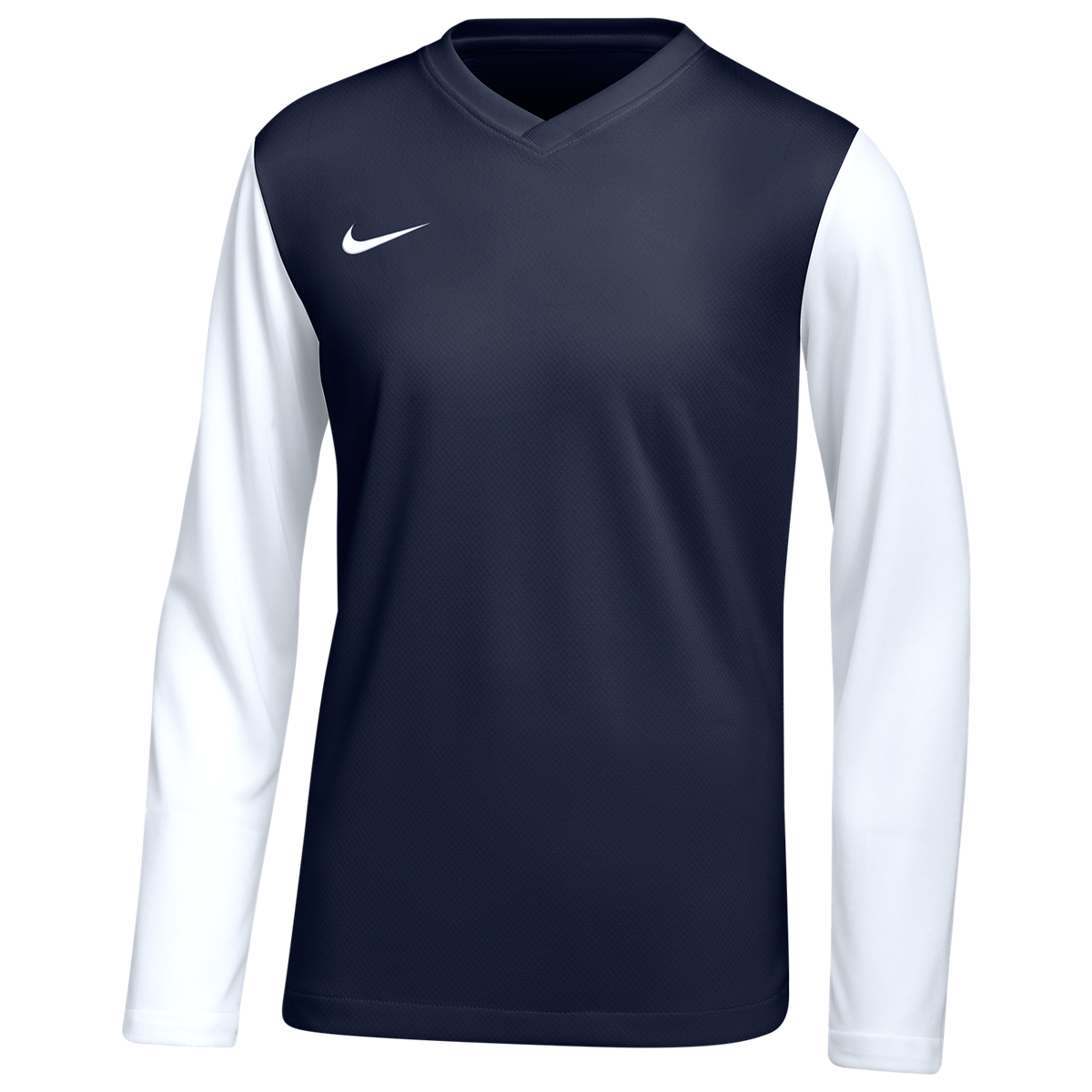 Nike Youth Dri-FIT Tiempo Premier II LS Jersey - Navy Blue product image 1, provided for visual reference and product detail