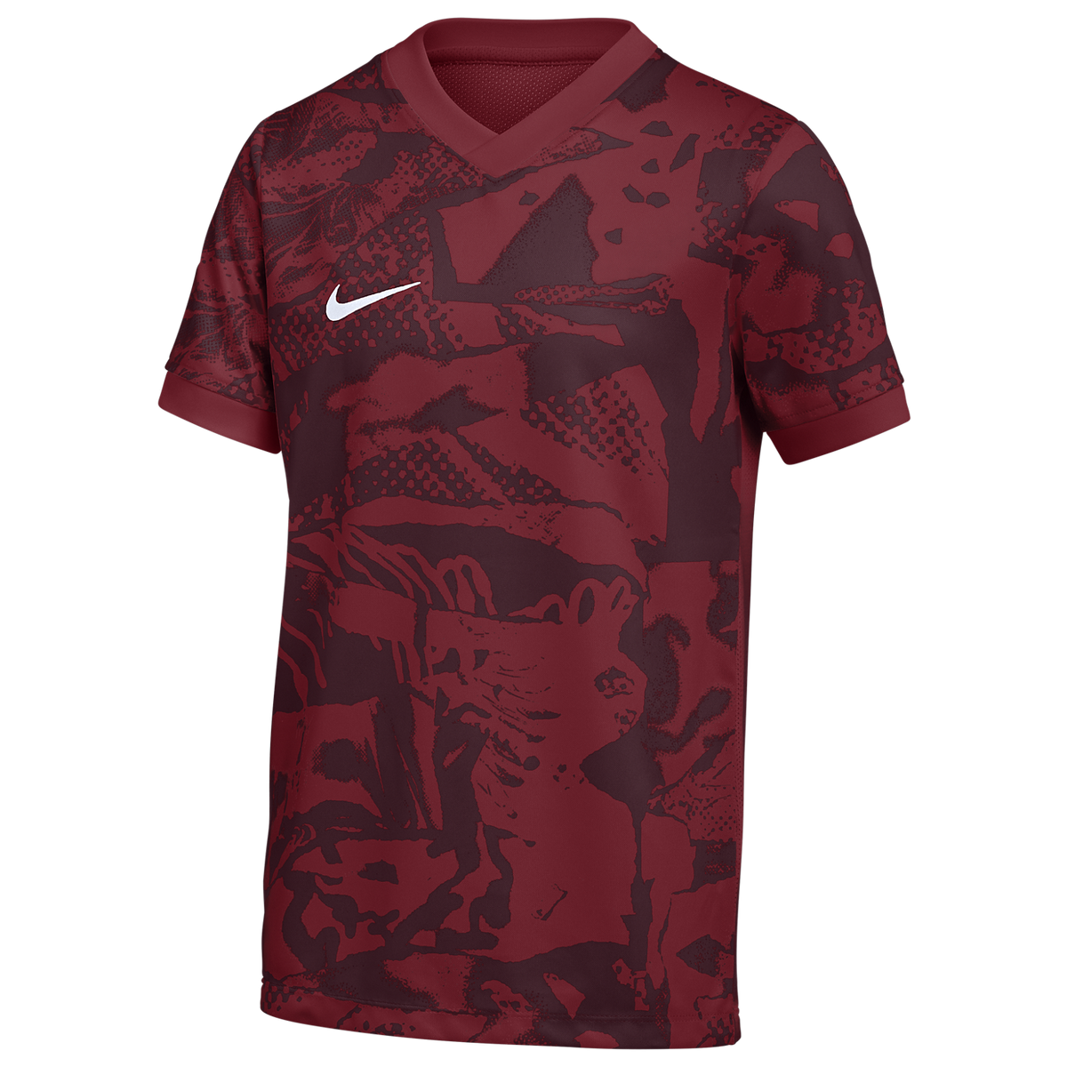 Nike Youth Dri-FIT Precision VII Jersey - Team Red product image 1, provided for visual reference and product detail review