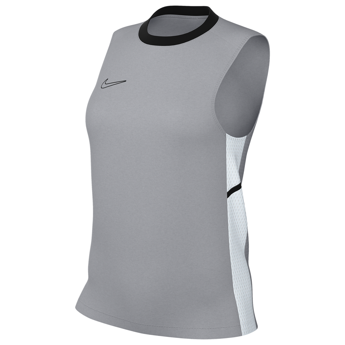 Nike Women Dri-FIT Academy 25 Sleeveless Jersey - Grey product image 1, provided for visual reference and product detail
