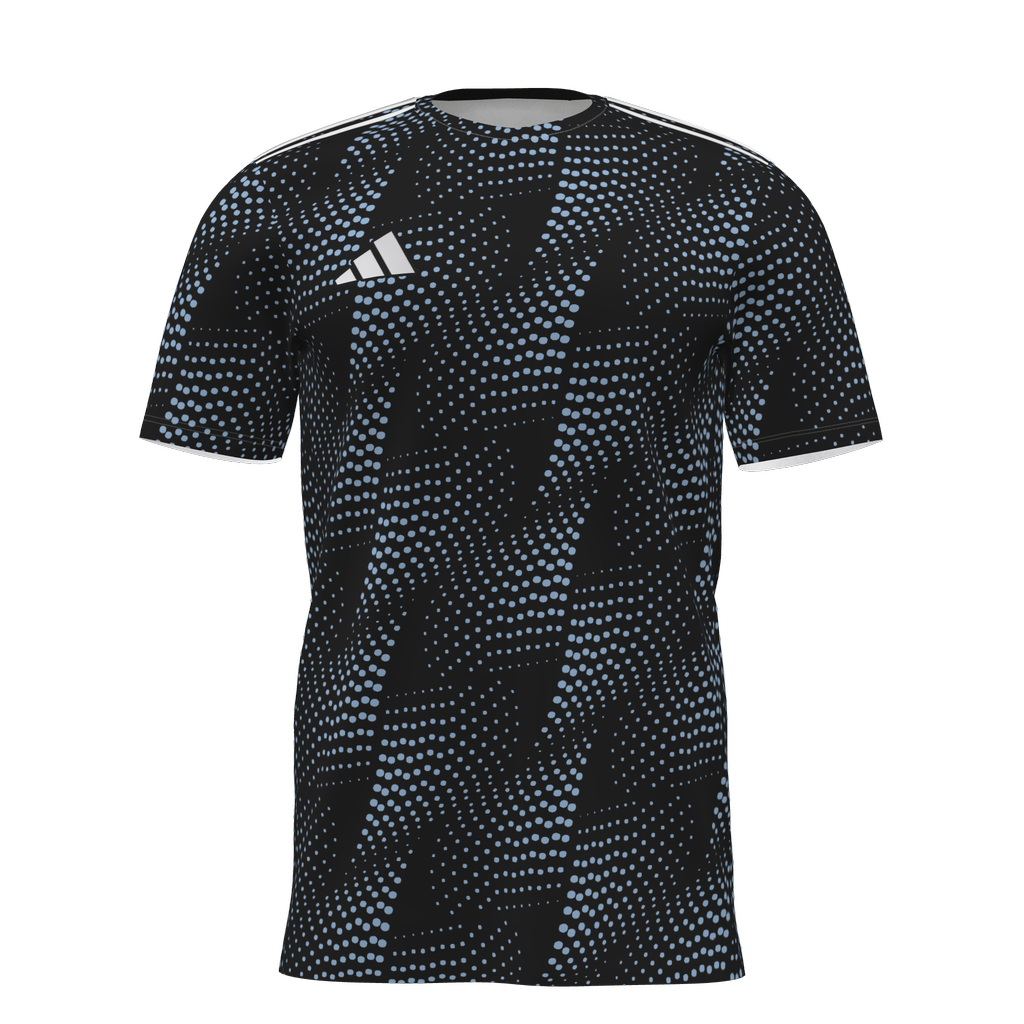 adidas Custom Graphic 25 Jersey AFC - Black product image 1, provided for visual reference and product detail review