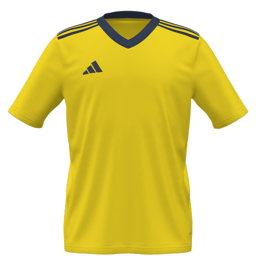 adidas Youth Entrada 22 Custom Jersey FC Montco - Yellow product image 1, provided for visual reference and product detail