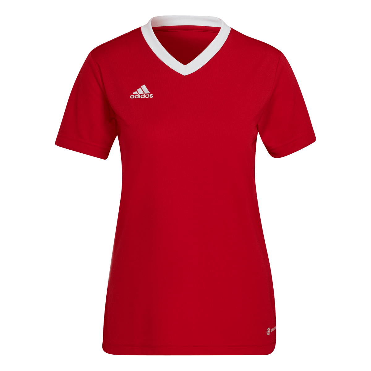 adidas Women Entrada 22 Jersey - Red product image 1, provided for visual reference and product detail review