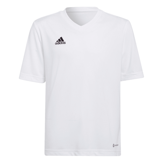 adidas Youth Entrada 22 Jersey - White product image 1, provided for visual reference and product detail review