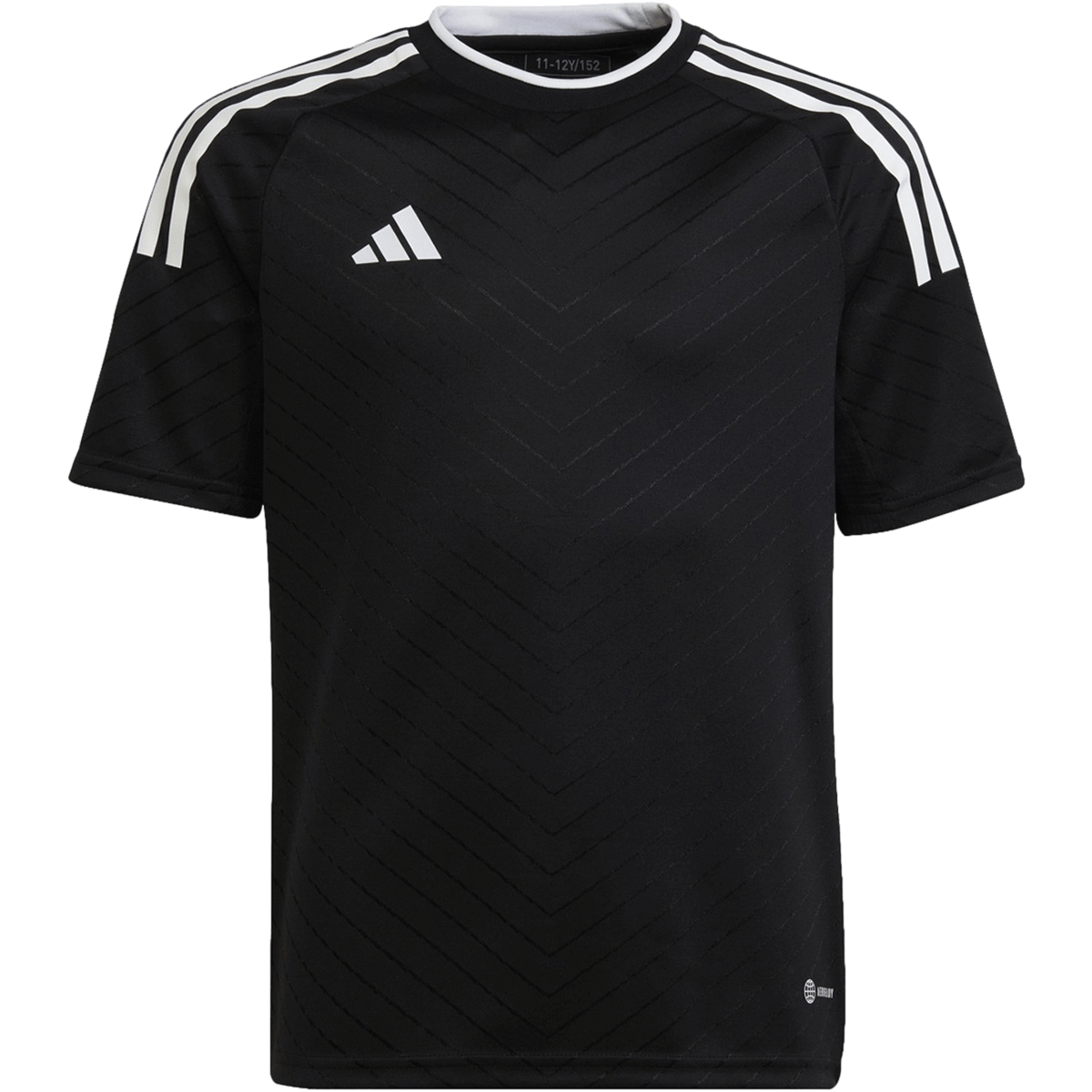 adidas Youth Campeon 23 Jersey - Black product image 1, provided for visual reference and product detail review