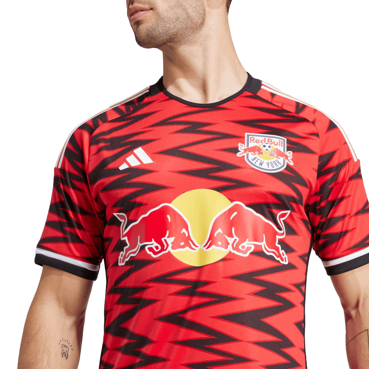 Adidas New York Red Bulls 24/25 Authentic Home Jersey product image 4, provided for visual reference and product detail