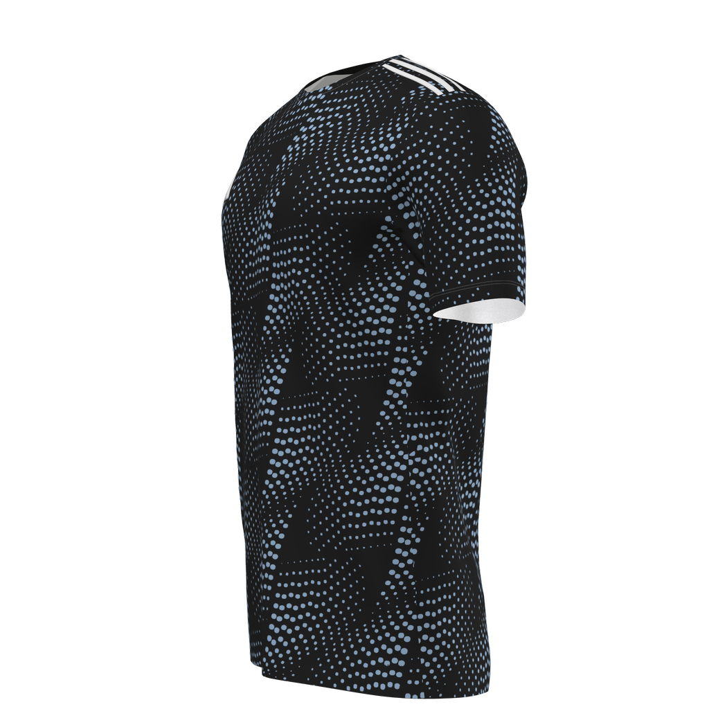 adidas Custom Graphic 25 Jersey AFC - Black product image 3, provided for visual reference and product detail review