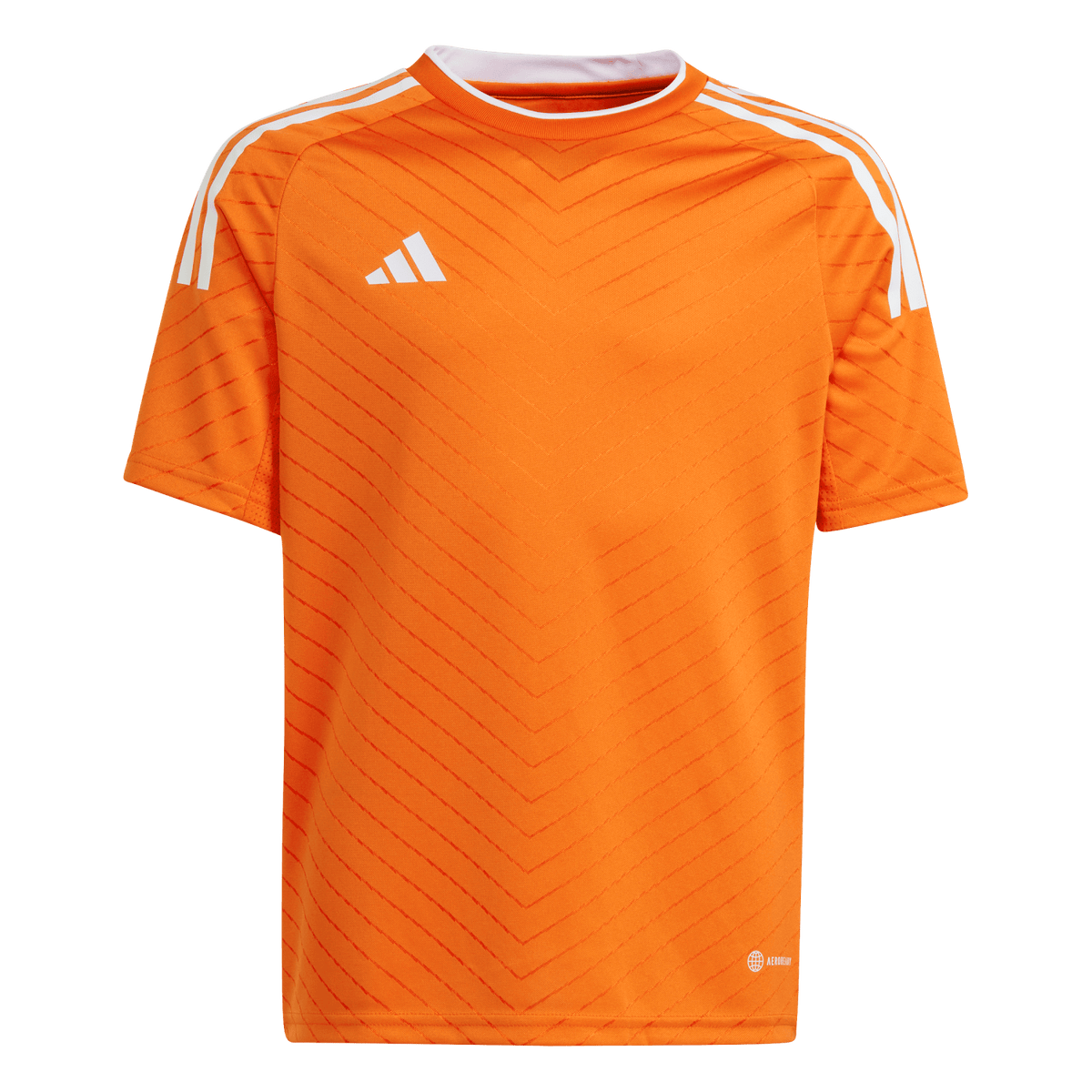 adidas Youth Campeon 23 Jersey - Orange product image 1, provided for visual reference and product detail review