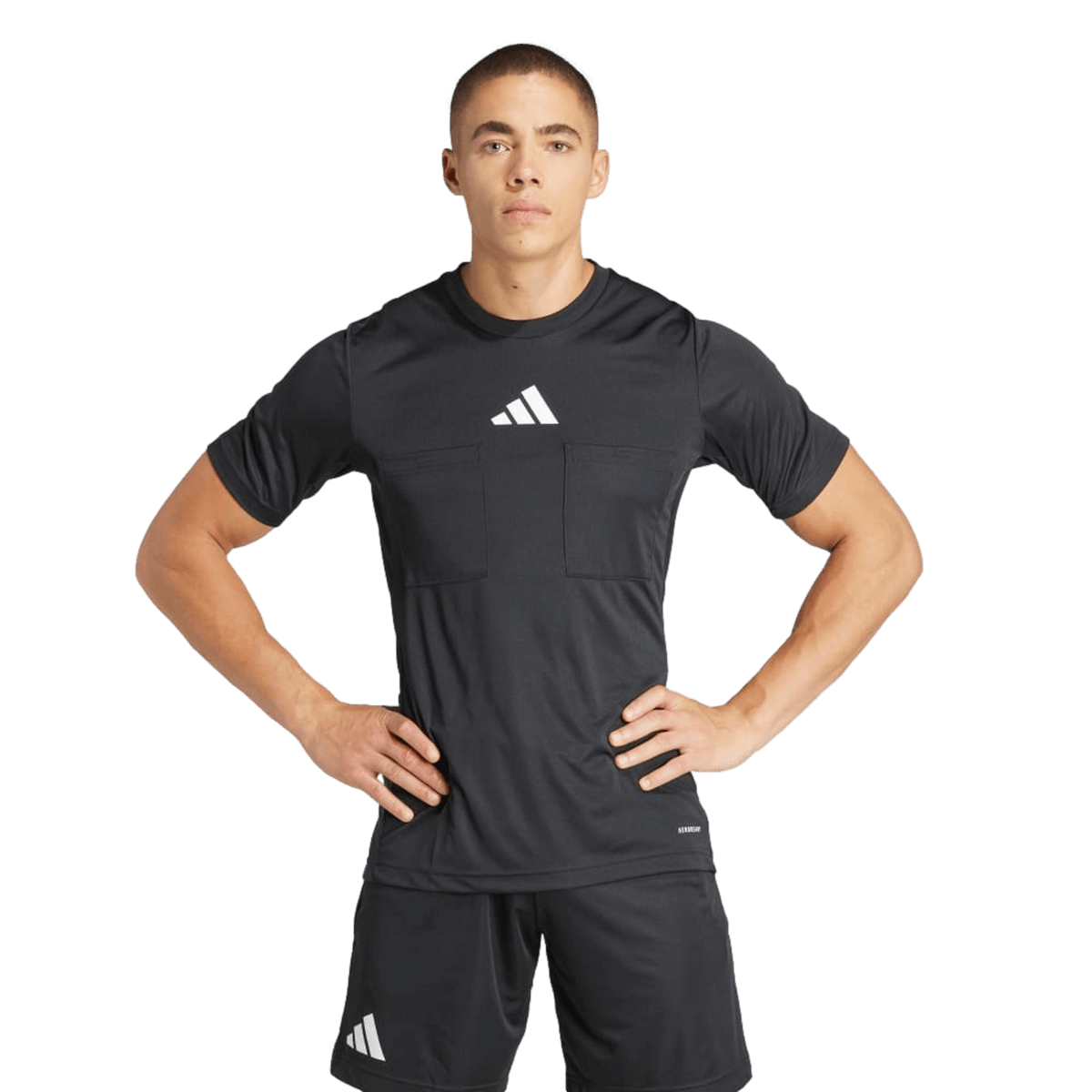 adidas Referee 24 Jersey - Black product image 3, provided for visual reference and product detail review
